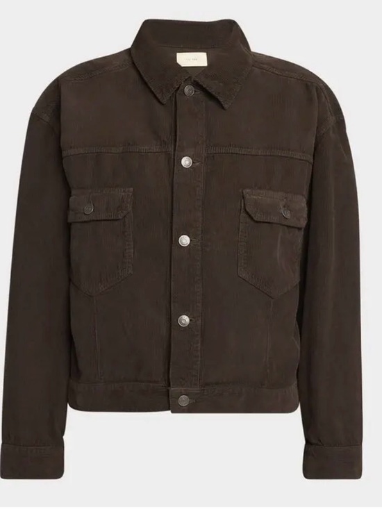 The Row Jackets & Blazers - The Row womens Dark Brown Corduroy Jacket